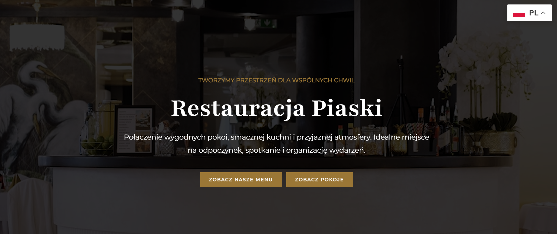 Strona Restauracji Piaski